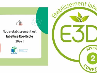 Labellisation  de l’école : Eco-Ecole et E3D