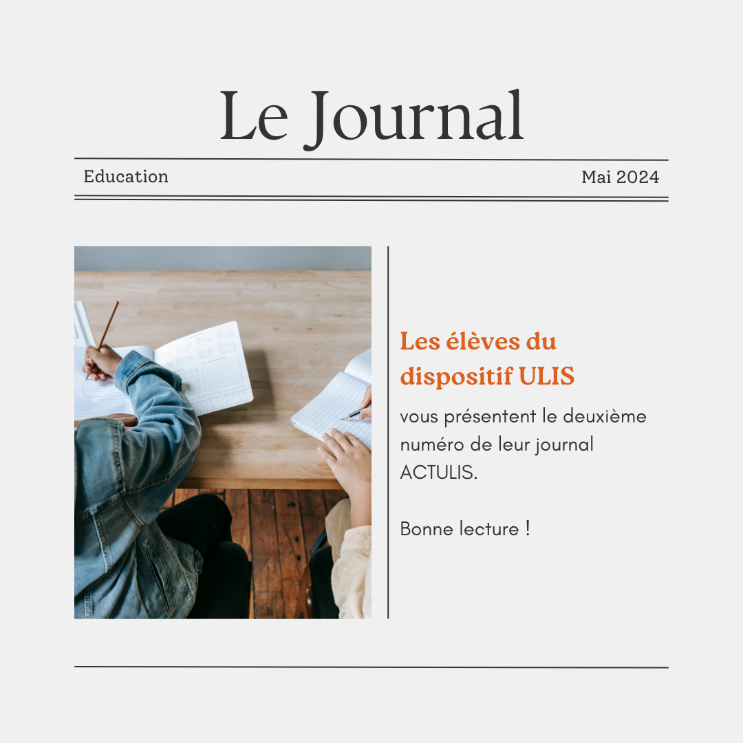 You are currently viewing JOURNAL DES ULIS – MAI 2024