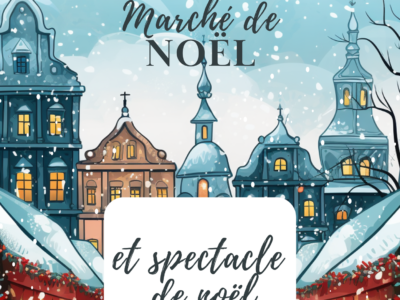 Marché de Noël et spectacle de noël – école